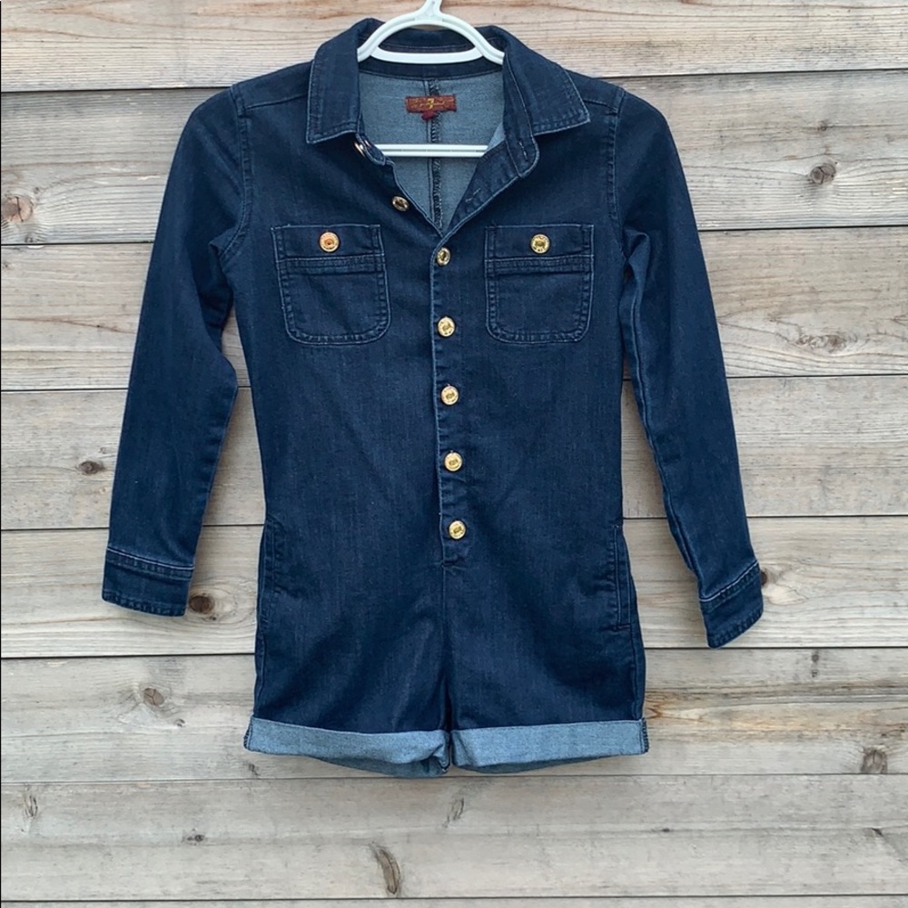 Denim Romper